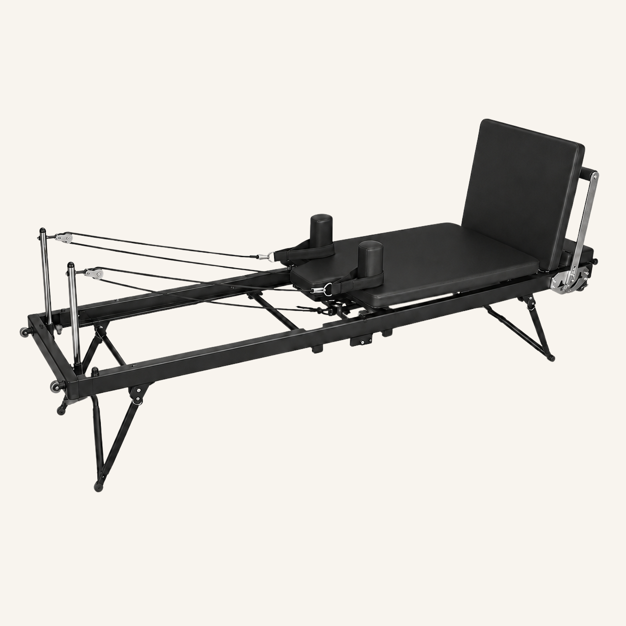Compact — Opvouwbare Pilates Reformer in metaal