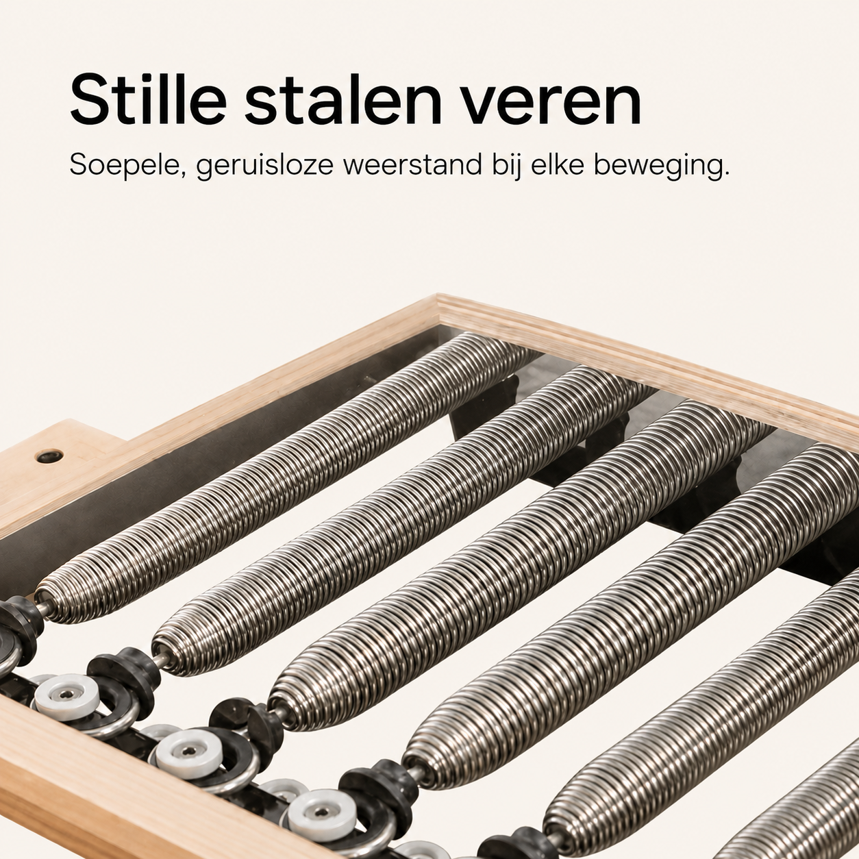 Pro — Opvouwbare Pilates Reformer in eikenhout en esdoorn
